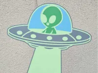 Glow in the Dark Alien Abduction Lightbox 