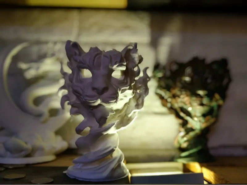 Burning tiger