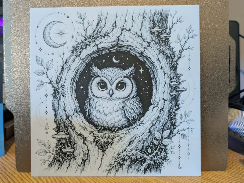 Night owl hueforge