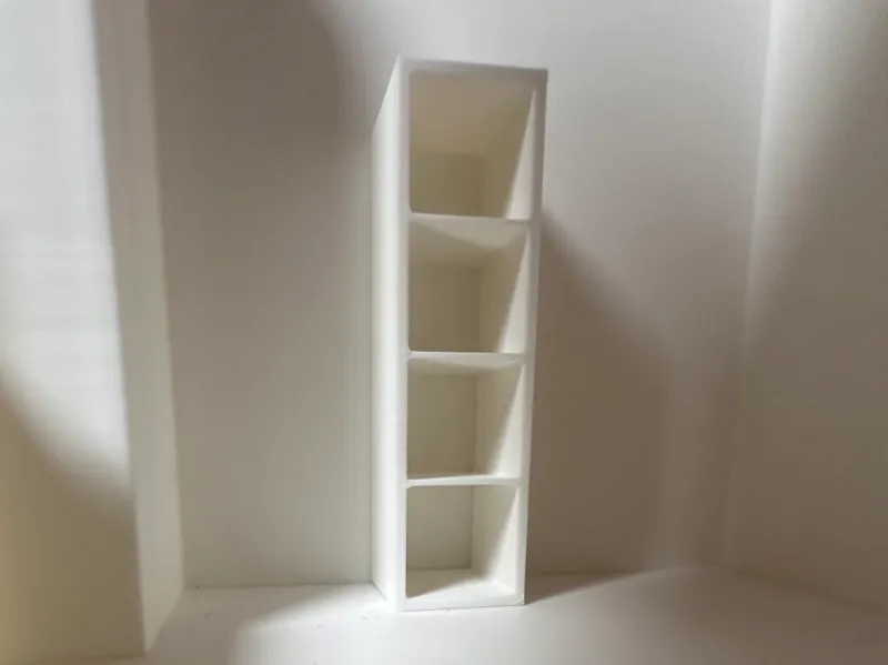 Cube shelf 4x1 1:10 (IKEA Kallax compatible)