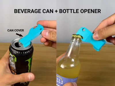 Beverage Can + Bottle Opener