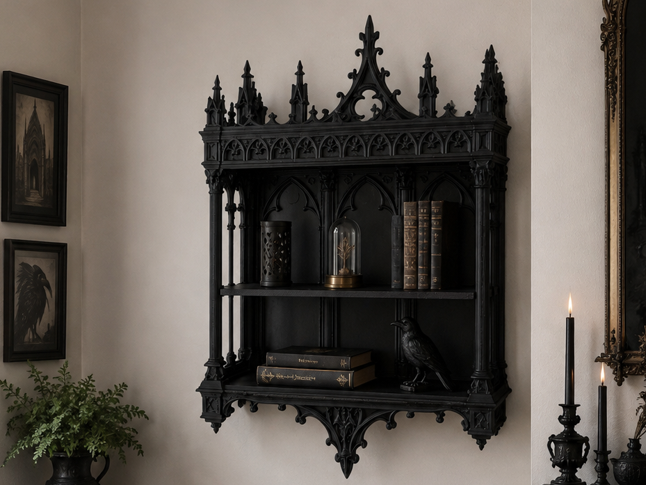 Gothic Cathedral Wall Shelf – Floating Shelf - 1