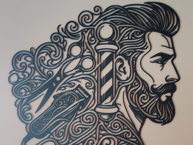 Barber Wall Art – Decorative Hairdresser Sign