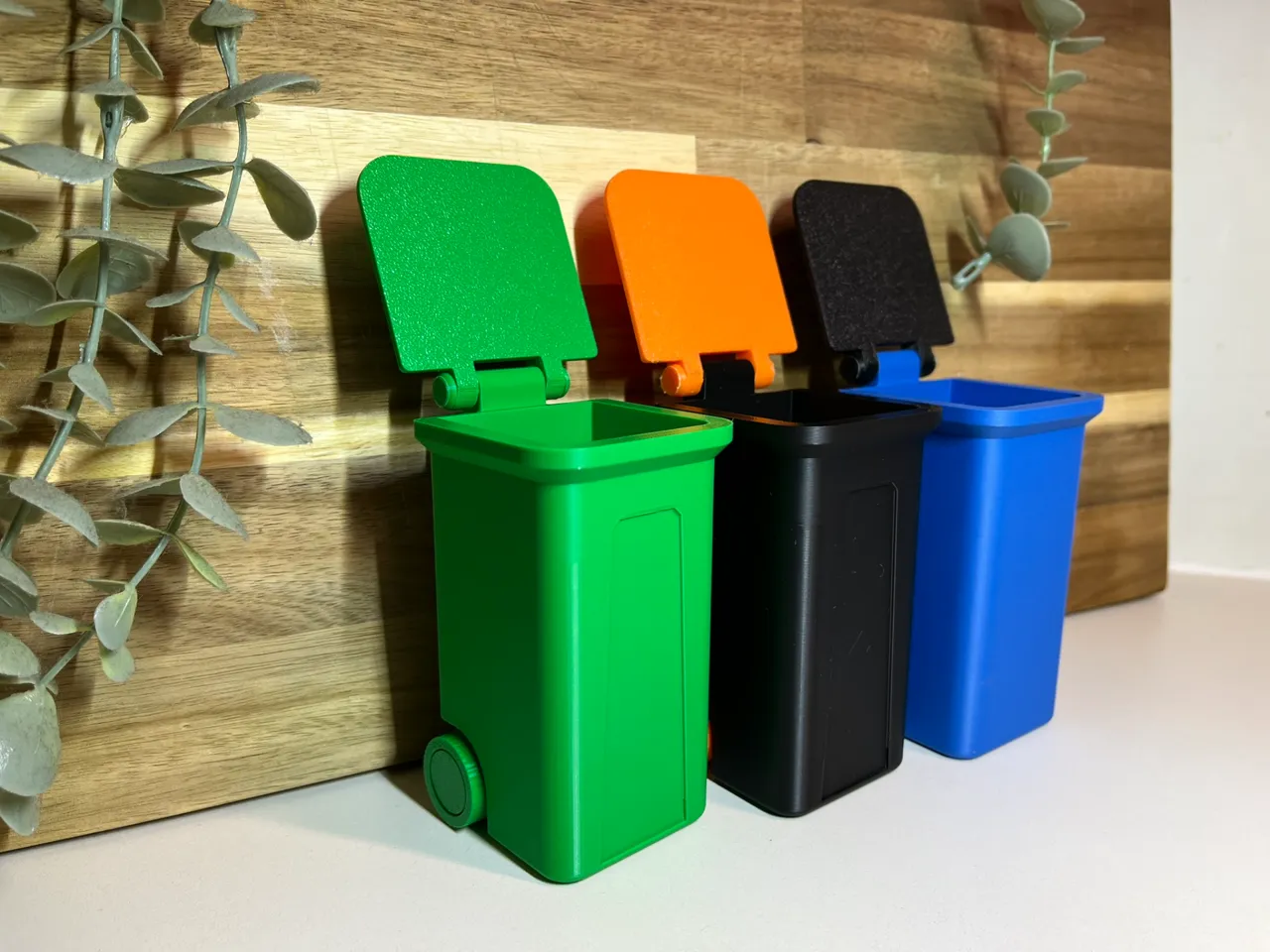 Garbage Bin Trash Can V3 (Wheelie Bin) view 4