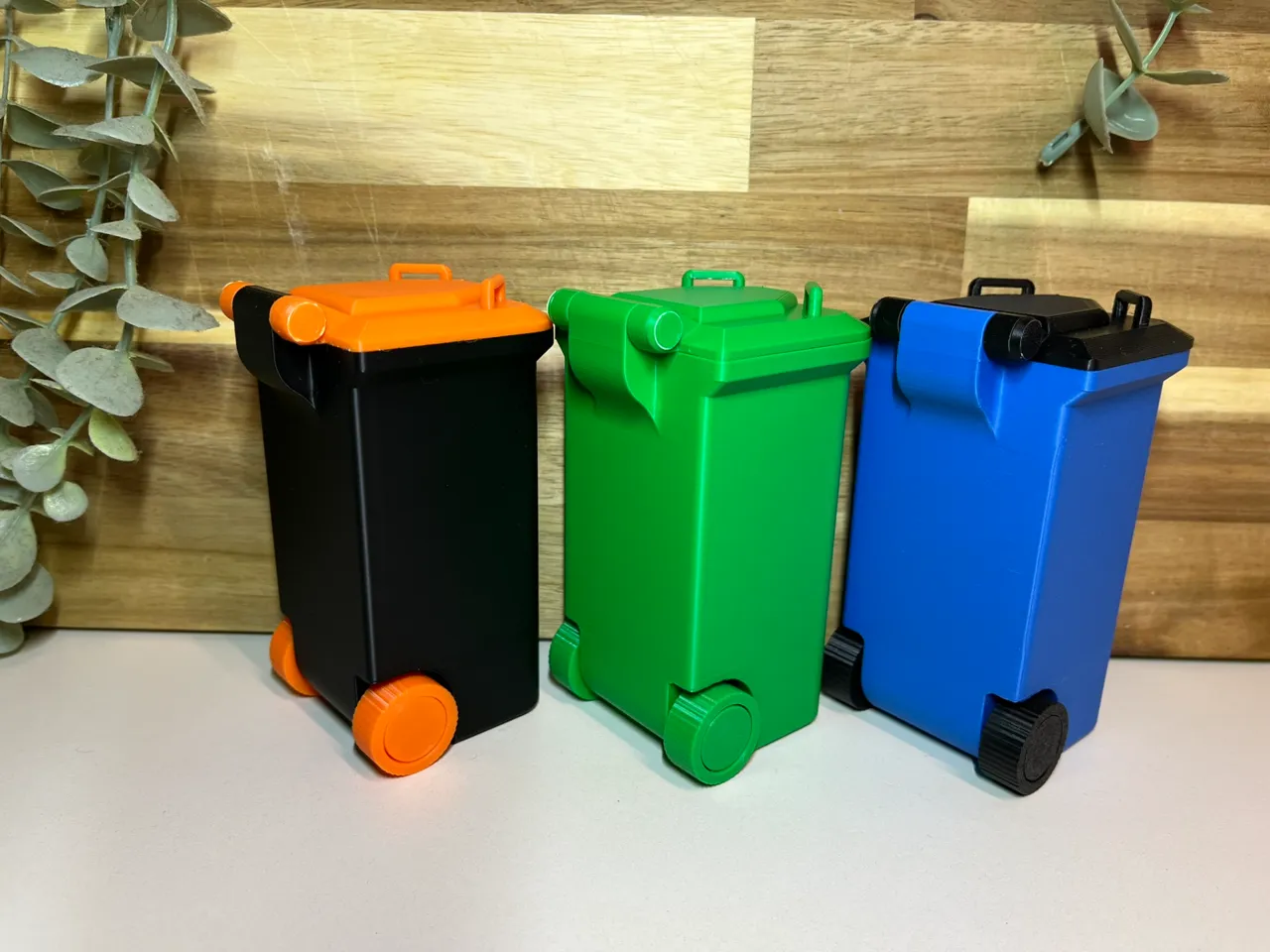 Garbage Bin Trash Can V3 (Wheelie Bin) view 3