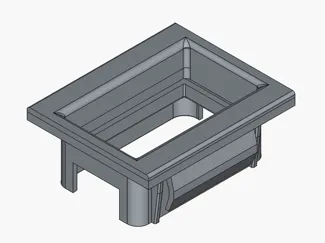Support bouton ouverture de coffre Porsche 944/924