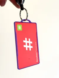 Porte-badge avec emplacement AirTag pour tour de cou — photo 5
