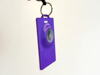 Badge card holder with Airtag for lanyard