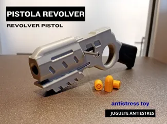 pistola revolver - juguete antiestres