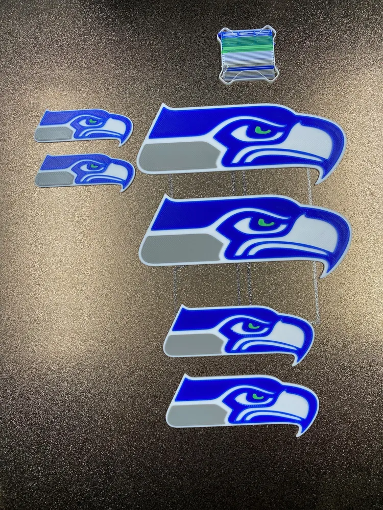 Seahawks Logo - Free 3D Print Model - MakerWorld