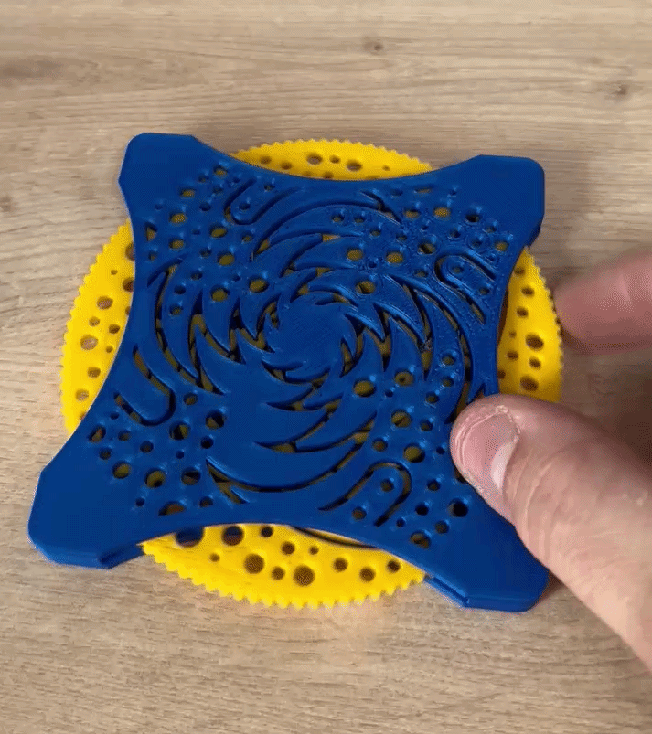 Kinetic Fidget Coaster, perfect for a brew