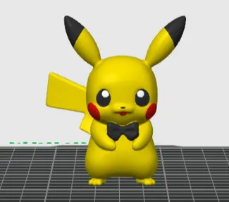 Pikachu with bowtie