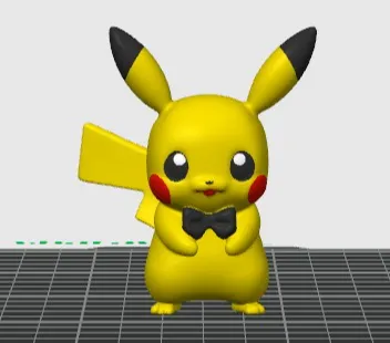 Pikachu with bowtie 