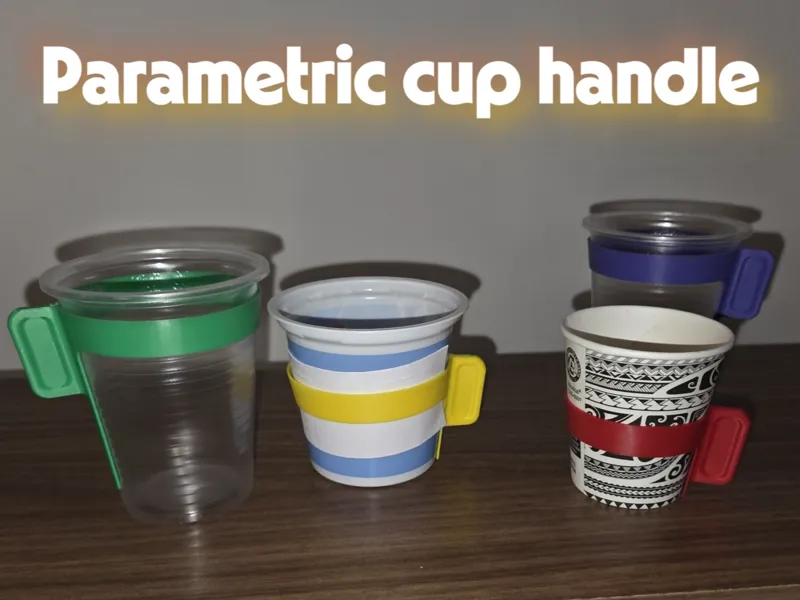 Customizable cup handle
