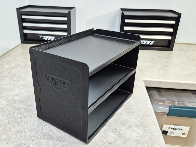 TTi 2 shelf organizer unit TINY TOOLS inc
