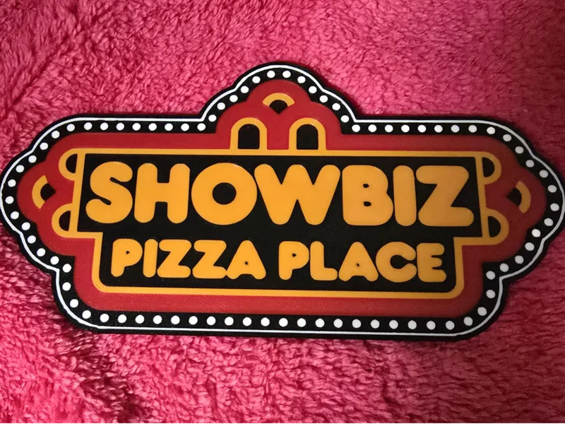 Showbiz Pizza Place Sign Lightbox