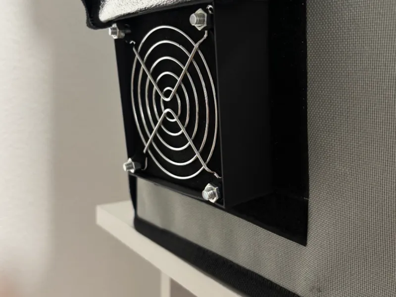 exhausting for printer enclosure