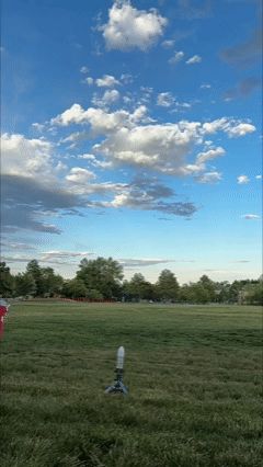 Slim Water rocket fins with spin