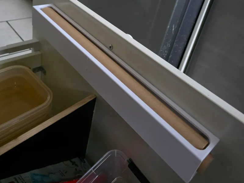 Space-Saving Kitchen Parchment Paper Dispenser