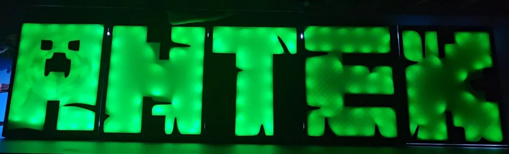 Minecraft LED 字母 P - 免费 3D 打印模型 - MakerWorld