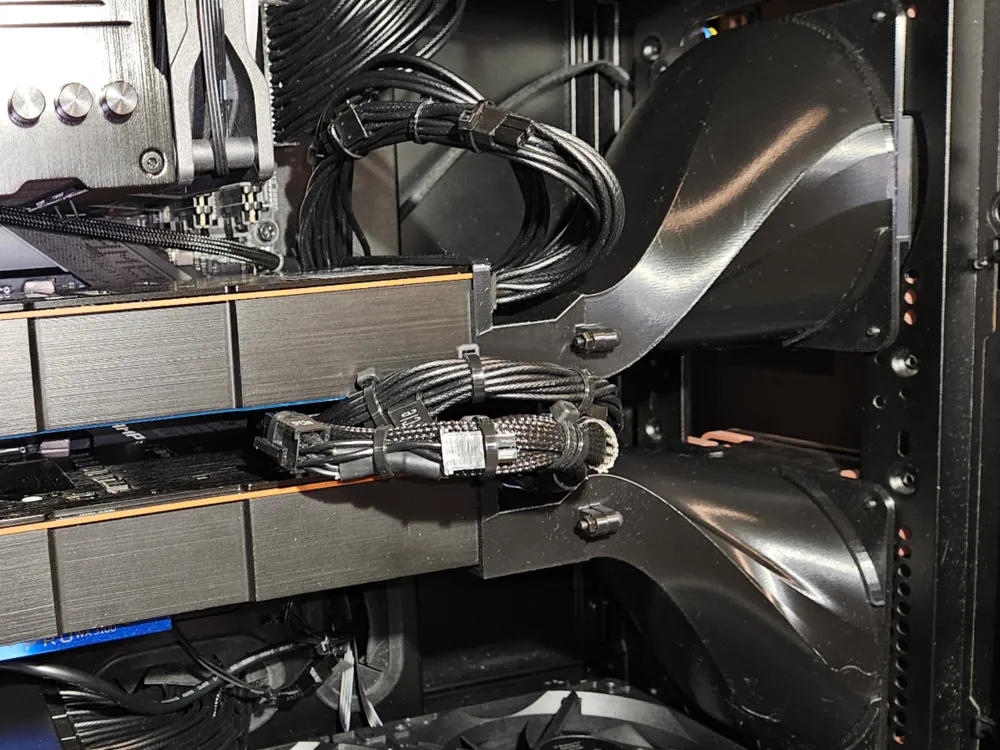 Custom Fan Ducts - 120mm Fans to Fanless GPUs