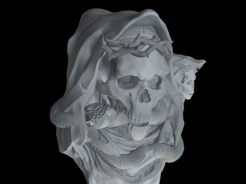 SCULTUSA A Teschio DA PARETE!