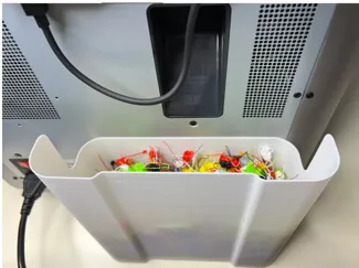 Caja de residuos de filamento