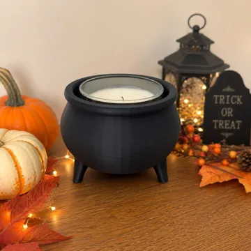 Accesorio de iluminación decorativa: Candle Holder Cauldron — vista de referencia 4