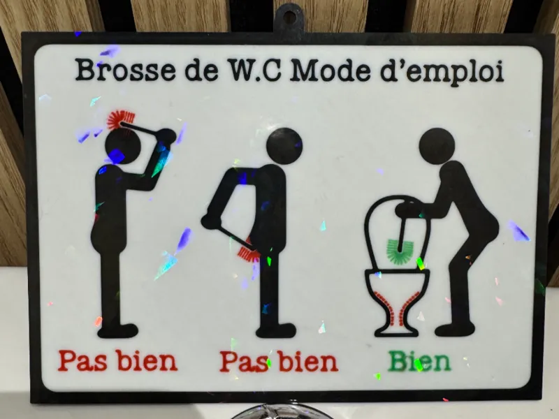 Dispositif de prévention des erreurs humaines – WC
