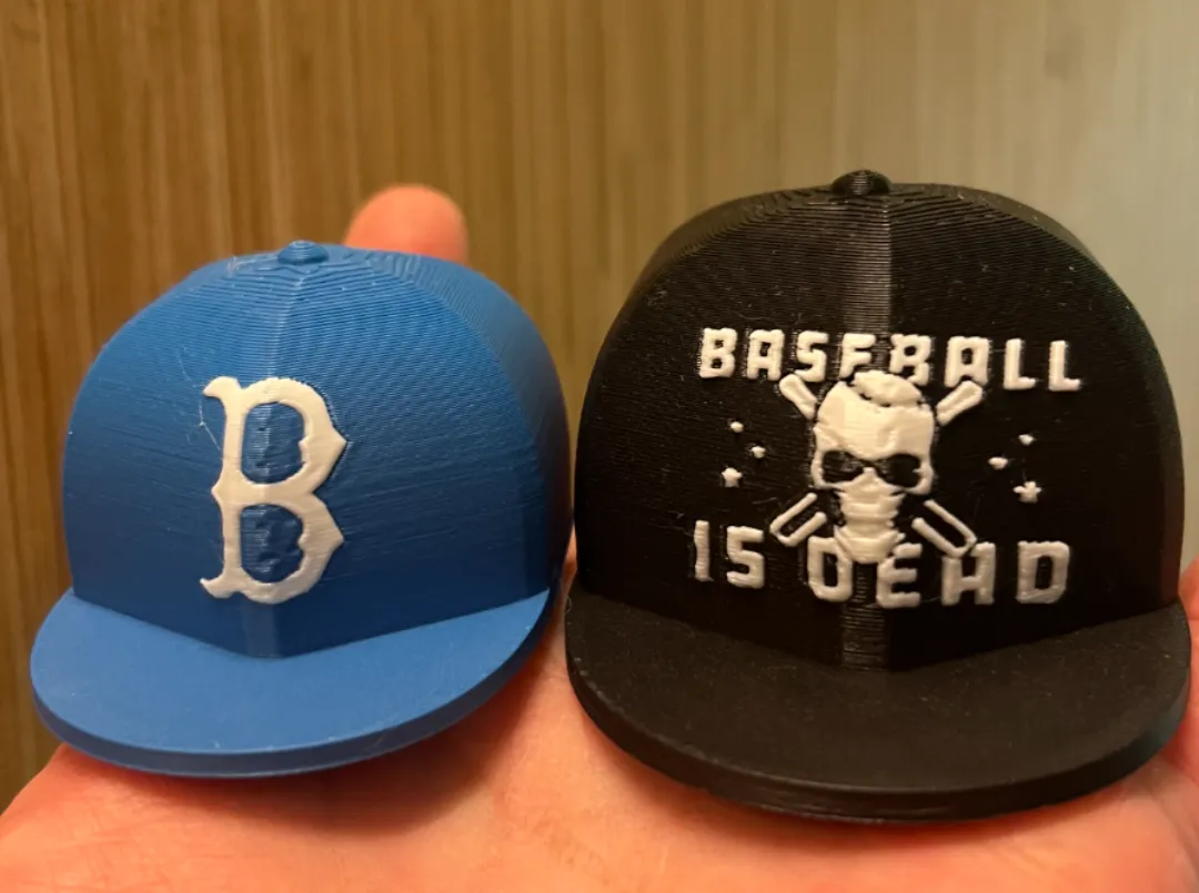 Casquette de baseball miniature à visière plate