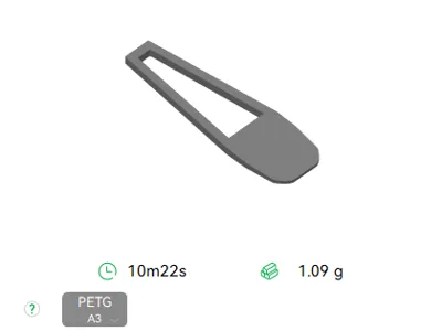 Small spoon, mini scraper, for scraping grease, Mini Grease Spatula