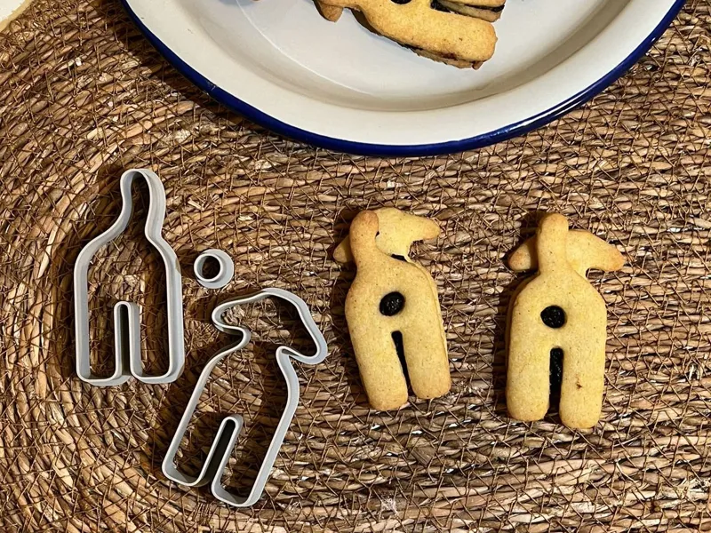 Funny cookie cutter DOG BUTT