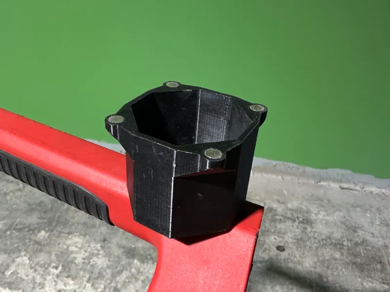 Electrical Panel Drill shaving catcher