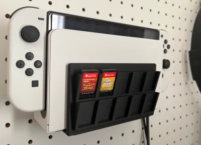 Nintendo Switch (EL) Holder for perforated board