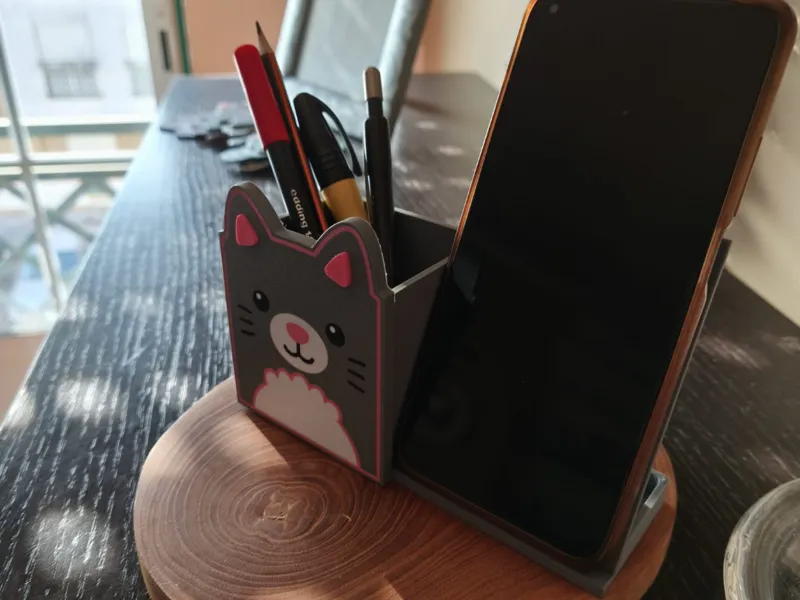 Desk Organizer – Cute Cat