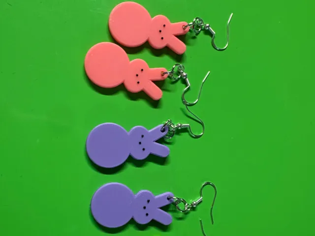 Peeps Bunny Earrings