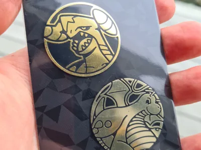 Pokemon TCG dual coin collection binder insert