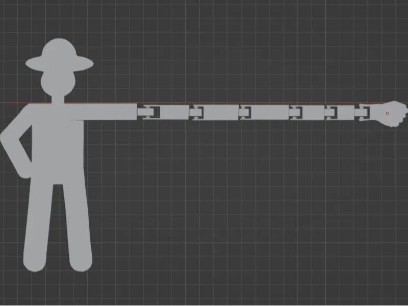Flexi Cowboy – Fun Figure with Extra-Long Arm