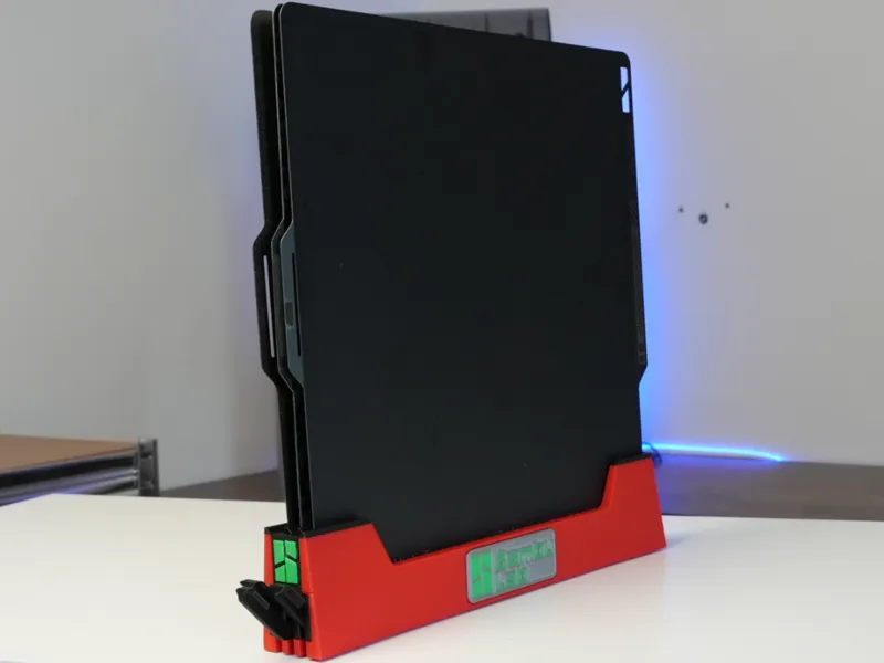 Bambulab X1C build plate holder for 3