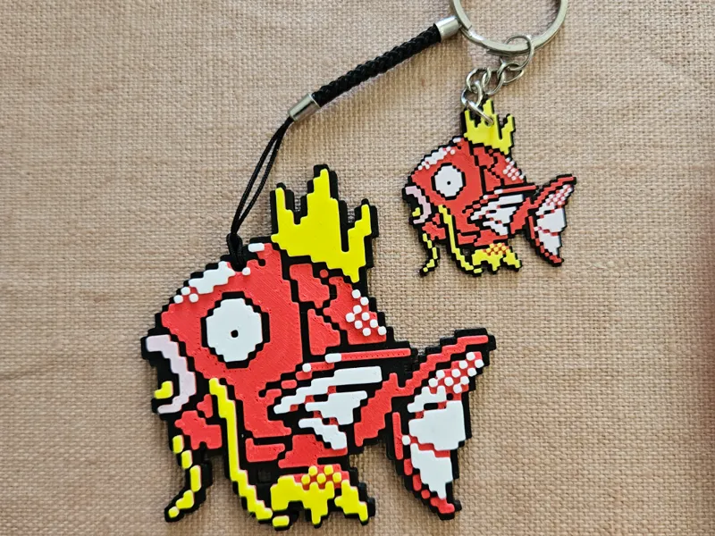 Portachiavi pokemon Magikarp, no AMS
