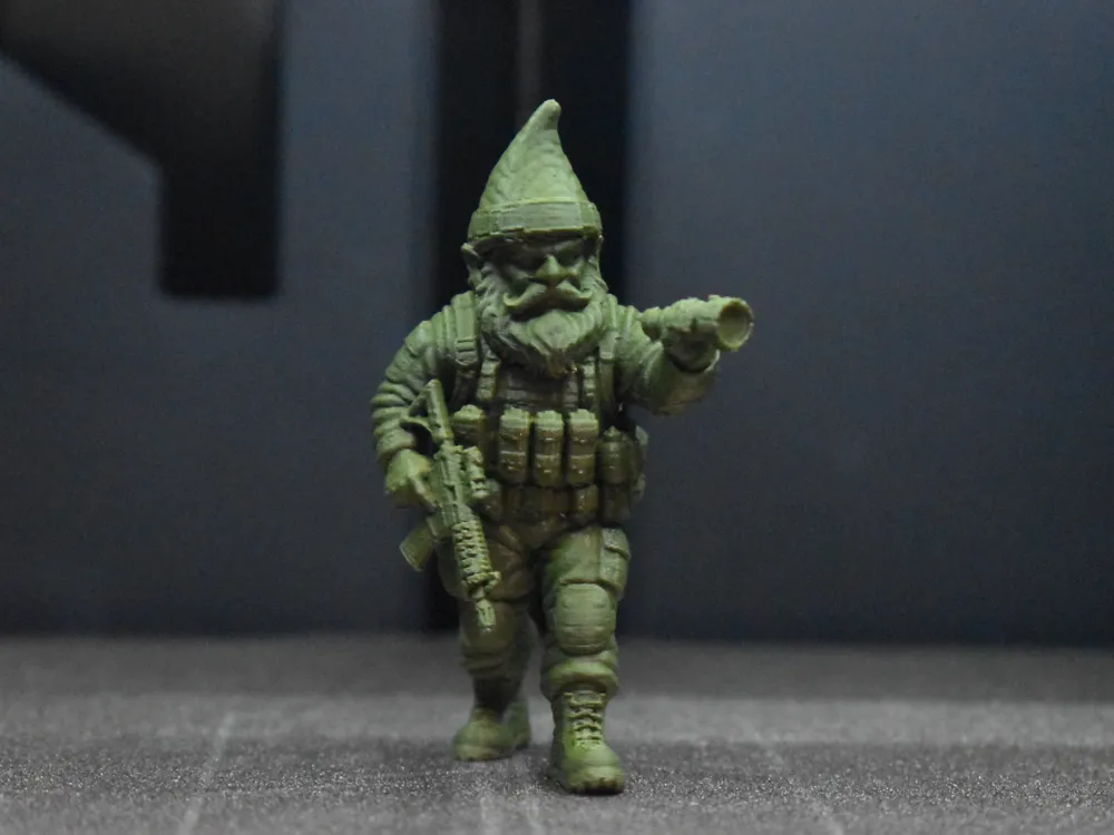 Tactical Gnome Scout with Flashlight - Free 3D Print Model - MakerWorld