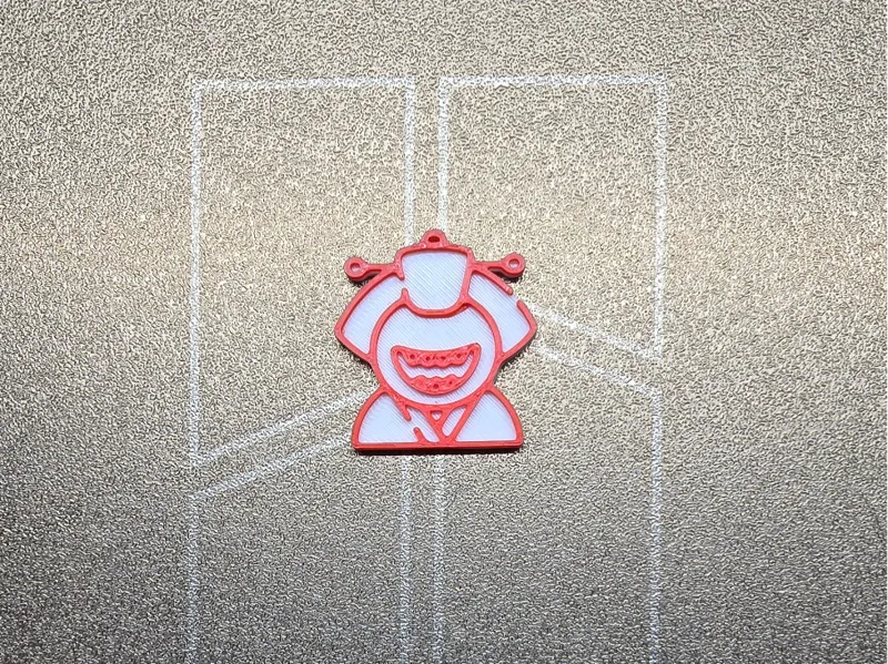 Geisha Demon Keychain