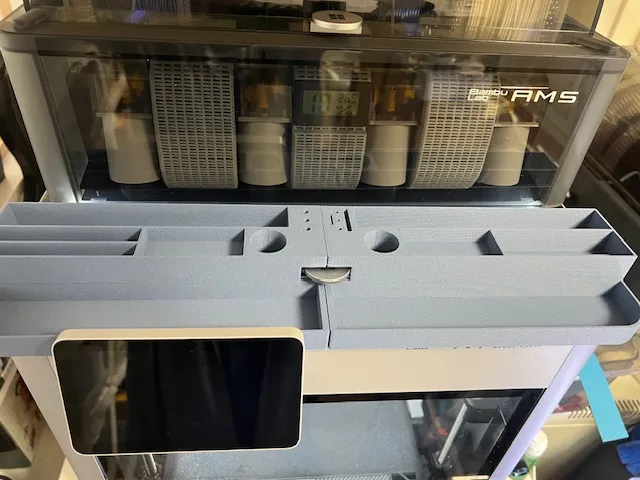 Bambu X1 Small Tool Holder for a raised glass setup