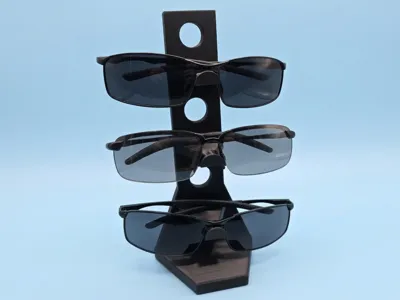 Sleek Vertical Sunglasses Display Stand