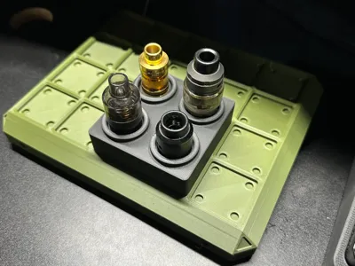 Gridfinity 510 Atomizer Stand (4-Slot)