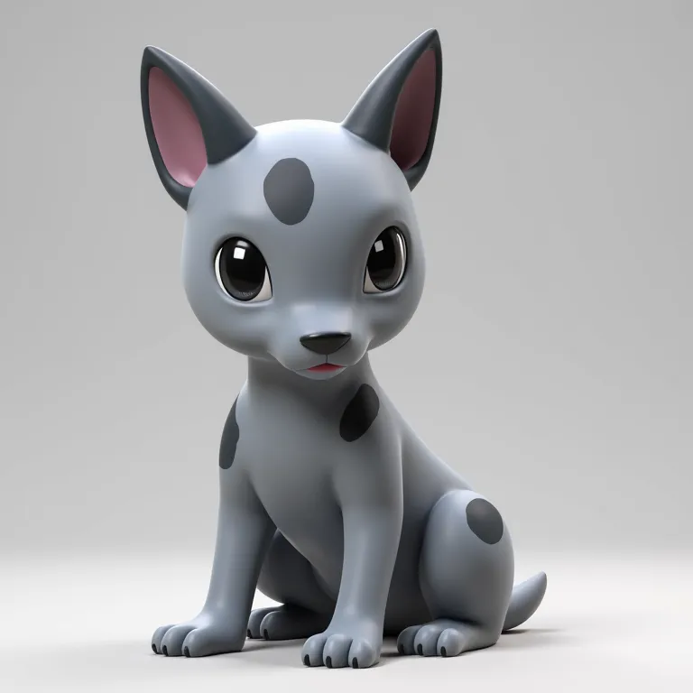 prinmon chien blanc non peint