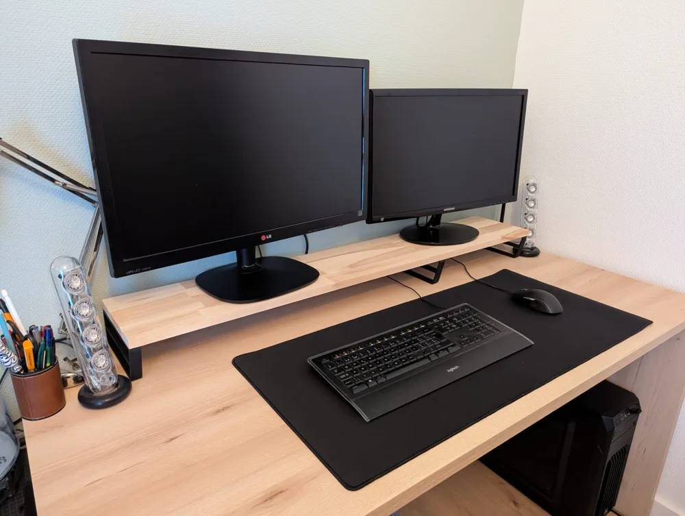 Computer Desktop Se Creen Legs Monitor stand legs - Free 3D Print Model - MakerWorld