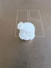白模 0.16mm layer, 2 walls, 10% infill