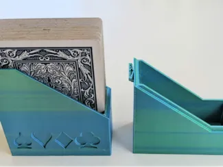 Card deck holder - Face card size