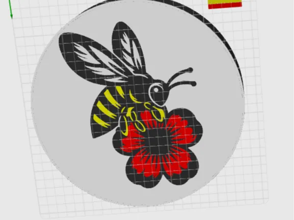Flower Bee LightBox